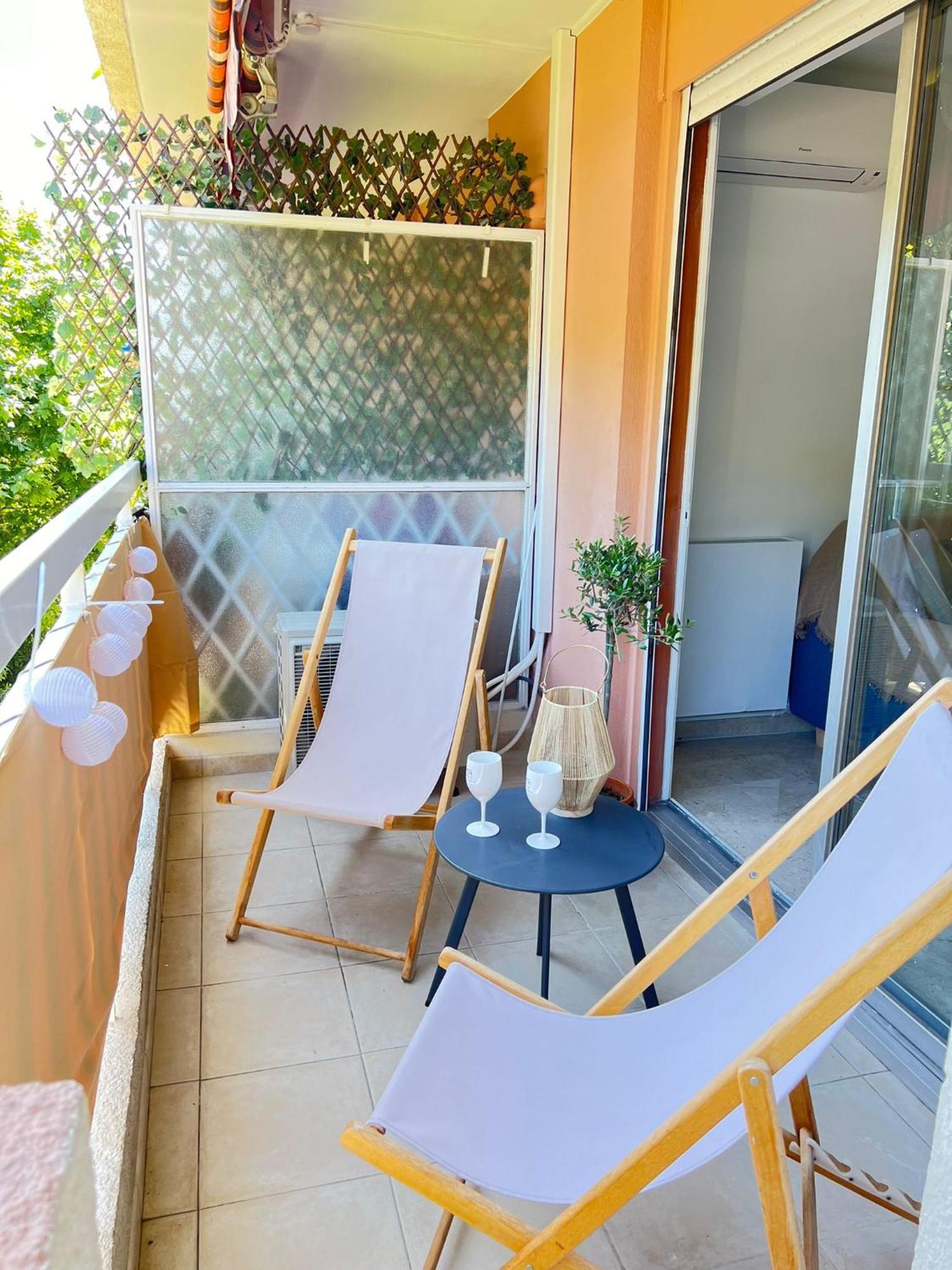 Appartement 2P Renove Avec Terrasse Au Port De Nizza Exterior foto