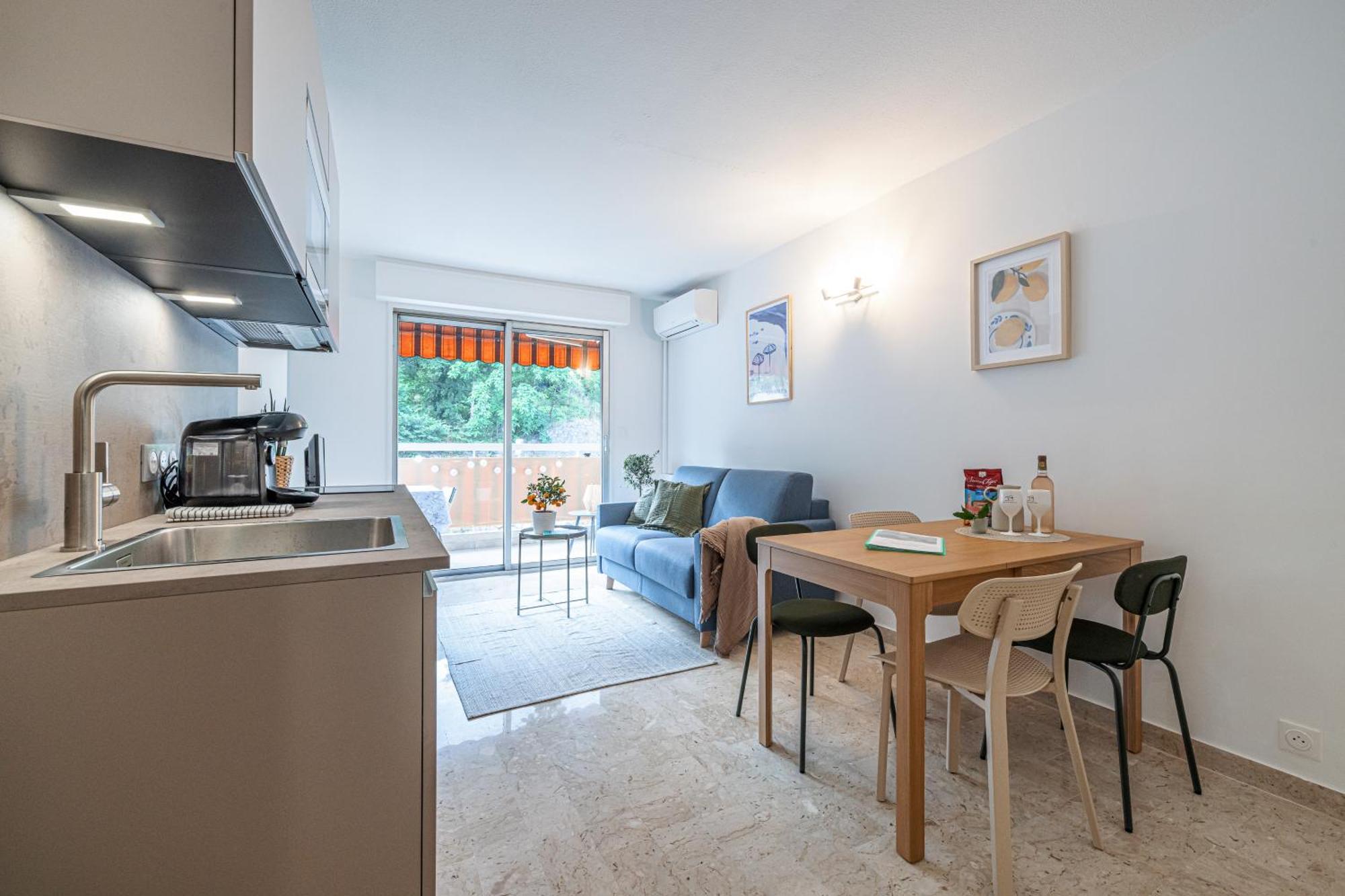 Appartement 2P Renove Avec Terrasse Au Port De Nizza Exterior foto