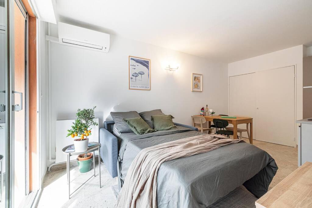 Appartement 2P Renove Avec Terrasse Au Port De Nizza Exterior foto