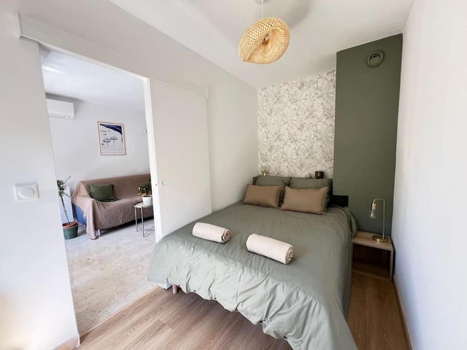 Appartement 2P Renove Avec Terrasse Au Port De Nizza Exterior foto